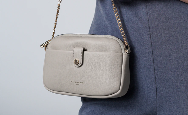 کیف یکطرفه دیویدجونز با بند زنجیر دار