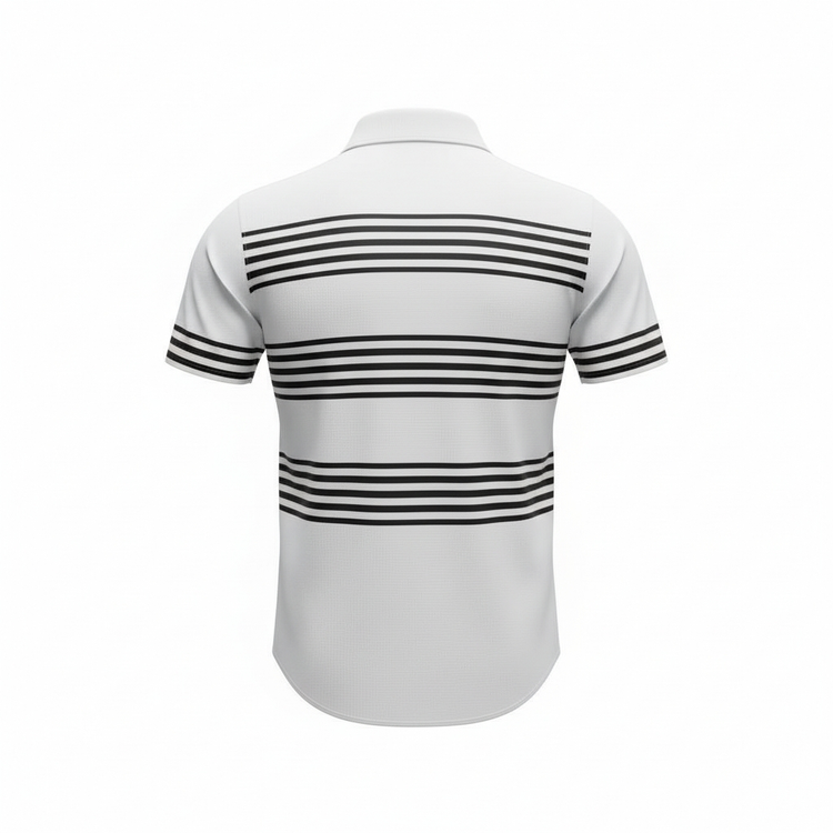 پیراهن سفید راه راه