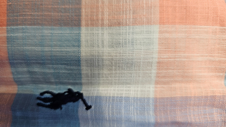 جزئیات پیراهن چهارخانه پولو ترک مردانه