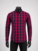 پیراهن مردانه چهارخانه آستین بلند وارداتی mcl ترکیه